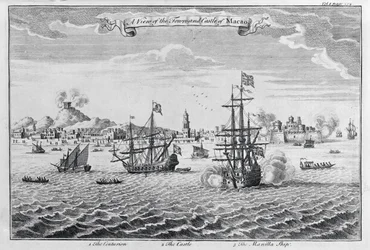 Vue de la ville et du château de Macao, c.1708